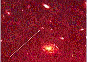 Flecha seala lugar explosin en el cosmos